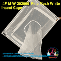 Fine mesh insect rearing cages